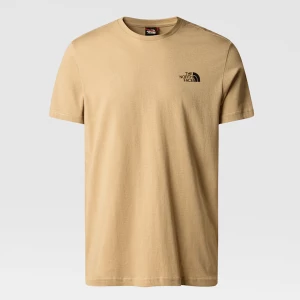 The North Face Męski T-shirt Simple Dome Khaki Stone Rozmiar XS male