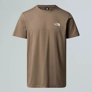 The North Face Męski T-shirt Simple Dome Mocha Brown Rozmiar XS male