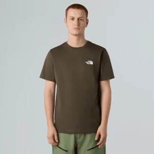 The North Face Męski T-shirt Simple Dome New Taupe Green Rozmiar XL male