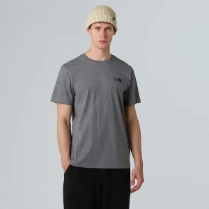 The North Face Męski T-shirt Simple Dome Tnf Medium Grey Heather Rozmiar XS male
