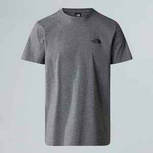 The North Face Męski T-shirt Simple Dome Tnf Medium Grey Heather Rozmiar XS male