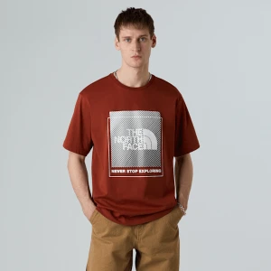 The North Face Męski T-shirt Tacune Brandy Brown Rozmiar M male