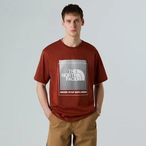 The North Face Męski T-shirt Tacune Brandy Brown Rozmiar S male