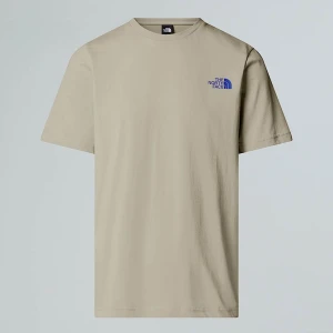 The North Face Męski T-shirt Topographic Clay Grey Rozmiar XS male