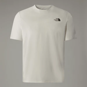 The North Face Męski T-shirt Topographic Foundation White Dune Rozmiar S male