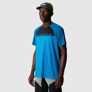 The North Face Męski T-shirt Trailjammer Skyline Blue-adriatic Blue-tnf Black Rozmiar L male