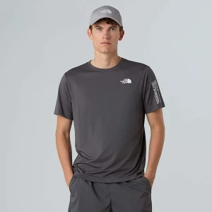 The North Face Męski T-shirt Z Grafiką 24/7 Anthracite Grey Rozmiar XS male