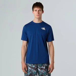 The North Face Męski T-shirt Z Grafiką 24/7 Estate Blue Rozmiar M male