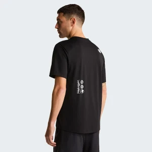 The North Face Męski T-shirt Z Grafiką 24/7 Tnf Black Rozmiar M male