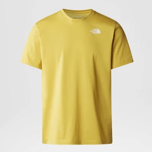 The North Face Męski T-shirt Z Grafiką Foundation Heat Yellow Silt Rozmiar M male