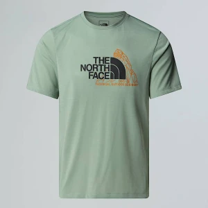 The North Face Męski T-shirt Z Grafiką Foundation Mountain Slate Moss Rozmiar S male