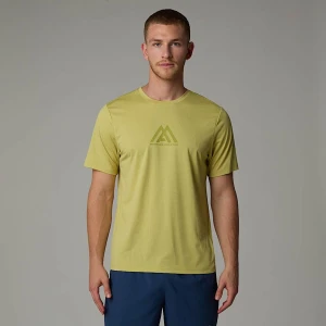 The North Face Męski T-shirt Z Grafiką Mountain Athletics 24/7 Pistachio Heather Rozmiar L male