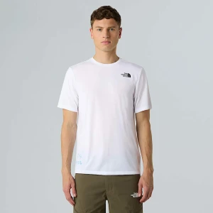 The North Face Męski T-shirt Z Grafiką Multiple Placement Tnf White Rozmiar XS male