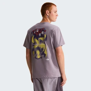 The North Face Męski T-shirt Z Grafiką O Luźnym Kroju 1966 Motion Transcendent Grey Rozmiar L male