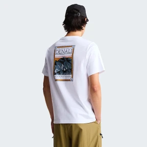 The North Face Męski T-shirt Z Grafiką O Regularnym Kroju North Faces Tnf White Rozmiar XXL male
