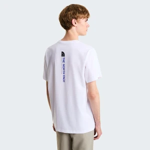 The North Face Męski T-shirt Z Grafiką O Regularnym Kroju Vertical Tnf White Rozmiar XXL male