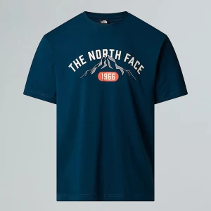 The North Face Męski T-shirt Z Grafiką Varsity Midnight Petrol Rozmiar L male