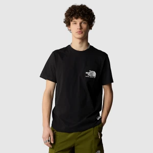 The North Face Męski T-shirt Z Kieszonką Berkeley California Tnf Black Rozmiar S male