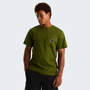 Zdjęcie produktu The North Face Męski T-shirt Z Logo I Grafiką O Luźnym Kroju Mountain Woodland Green Rozmiar XXL male