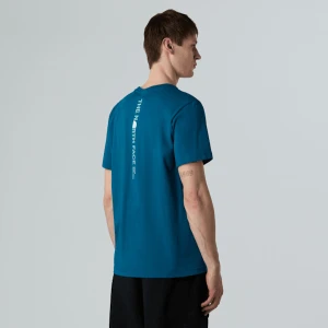 The North Face Męski T-shirt Z Logo Vertical Mineral Ink Rozmiar XXL male