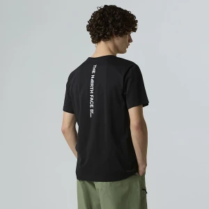 The North Face Męski T-shirt Z Logo Vertical Tnf Black Rozmiar M male