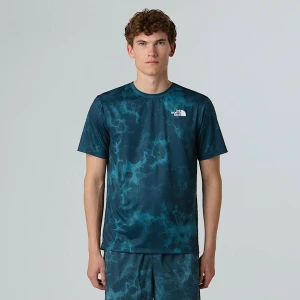 The North Face Męski T-shirt Z Nadrukiem 24/7 Deep Cypress Light Refractions Print Rozmiar L male