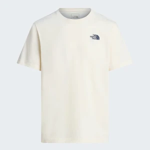 The North Face Męski T-shirt Z Nadrukiem O Regularnym Kroju Half Dome White Dune Rozmiar S male