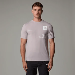 The North Face Męski T-shirt Ze Współrzędnymi Foundation Moonstone Grey Rozmiar XXL male