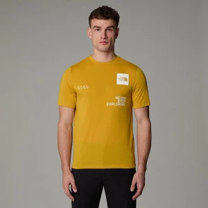 The North Face Męski T-shirt Ze Współrzędnymi Foundation Turmeric Rozmiar XXL male