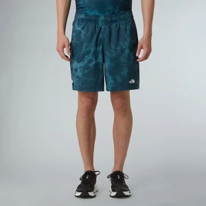 The North Face Męskie Szorty Z Nadrukiem 24/7 7'' Deep Cypress Light Refractions Print Rozmiar  male
