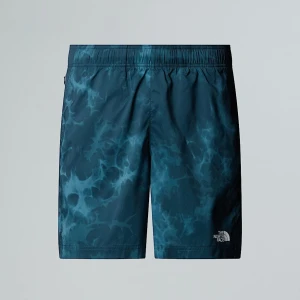 The North Face Męskie Szorty Z Nadrukiem 24/7 7'' Deep Cypress Light Refractions Print Rozmiar  male