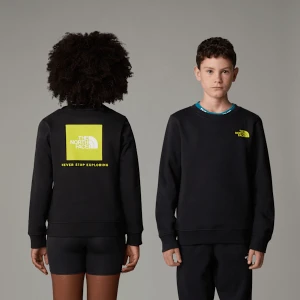 The North Face Młodzieżowa Bluza Redbox Tnf Black-sulphur Spring Green Rozmiar XXL male