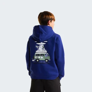 The North Face Młodzieżowa Bluza Z Kapturem I Grafiką O Regularnym Kroju Outdoor Bold Blue Rozmiar XL male