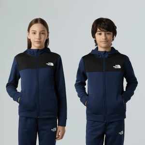 The North Face Młodzieżowa Bluza Z Kapturem I Zamkiem Na Całej Długości Reaxion Summit Navy Rozmiar XXL male