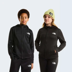 The North Face Młodzieżowa Bluza Z Kapturem I Zamkiem Na Całej Długości Reaxion Tnf Black Rozmiar XL male