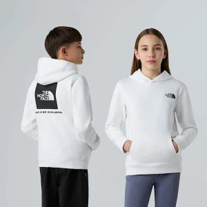 The North Face Młodzieżowa Bluza Z Kapturem Nse Box Tnf White-tnf Black Rozmiar S male