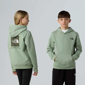 The North Face Młodzieżowa Bluza Z Kapturem Redbox Slate Moss-new Taupe Green Rozmiar XS male
