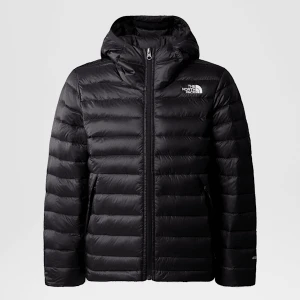 The North Face Młodzieżowa Kurtka Puchowa Z Kapturem Aconcagua Tnf Black-tnf White Rozmiar S male