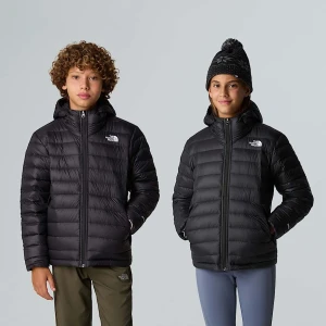 The North Face Młodzieżowa Kurtka Puchowa Z Kapturem Aconcagua Tnf Black-tnf White Rozmiar L male