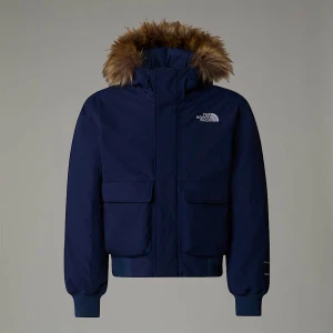 The North Face Młodzieżowa Kurtka Z Kapturem Mcmurdo Summit Navy Rozmiar S male