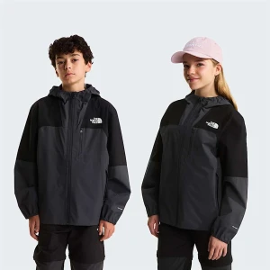 The North Face Młodzieżowa Pakowalna Kurtka Turystyczna Typu Shell Tnf Black-asphalt Grey Rozmiar XS male