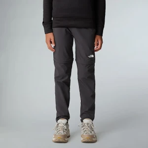 The North Face Młodzieżowe Przekształcane Spodnie Exploration Asphalt Grey Rozmiar L kids-boys-apparel-sizing male