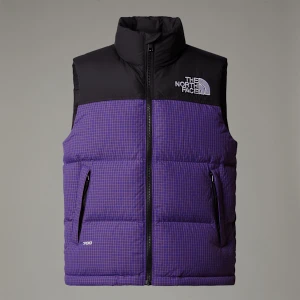 The North Face Młodzieżowy Bezrękawnik 1996 Retro Nuptse Peak Purple-ripstop Rozmiar XXL male