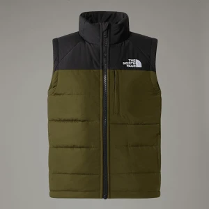 The North Face Młodzieżowy Bezrękawnik Circular Forest Olive-tnf Black-npf Rozmiar S male