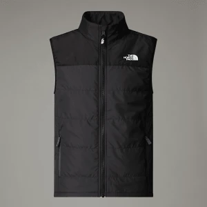 The North Face Młodzieżowy Ocieplany Bezrękawnik Reactor Asphalt Grey-tnf Black Rozmiar L male