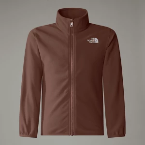 The North Face Młodzieżowy Polar Z Zamkiem Błyskawicznym Na Całej Długości Emilio Dark Oak Rozmiar S male