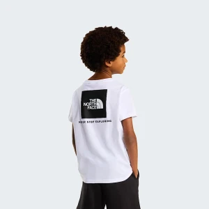 The North Face Młodzieżowy T-shirt Box Nse Tnf White Rozmiar M male