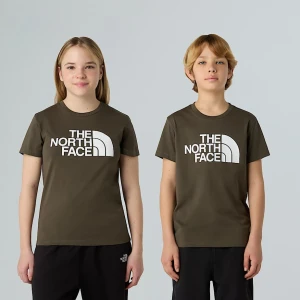 The North Face Młodzieżowy T-shirt Easy New Taupe Green Rozmiar S male