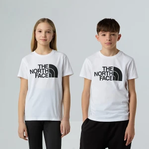 The North Face Młodzieżowy T-shirt Easy Tnf White Rozmiar L male