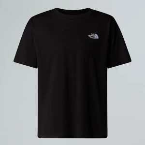 The North Face Młodzieżowy T-shirt Oversize Essential Tnf Black Rozmiar M male